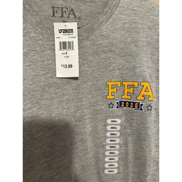 FFA Empower 2025 Gray Long Sleeve Shirt NWT - Picture 2 of 5